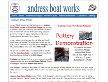 Tablet Screenshot of andressboatworks.net